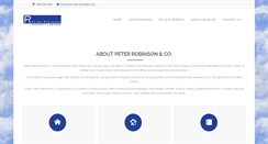 Desktop Screenshot of peterrobinsonandco.com