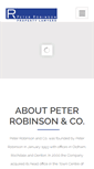 Mobile Screenshot of peterrobinsonandco.com